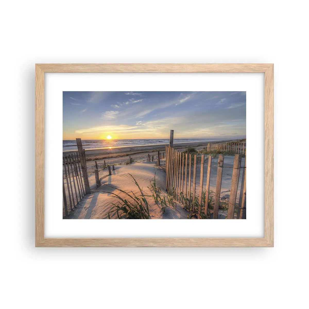 Affisch i ram av ljusek - Vindens sken och skugga - 40x30 cm