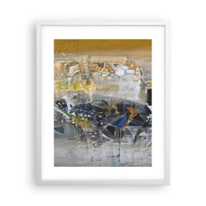 Affisch i vit ram - Allt blir bra - 40x50 cm