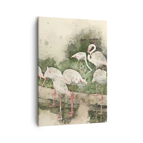 Canvastavla - Bild på duk - Exotisk dröm - 50x70 cm