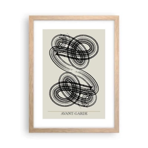 Affisch i ram av ljusek - Det kom ut spontant - 30x40 cm