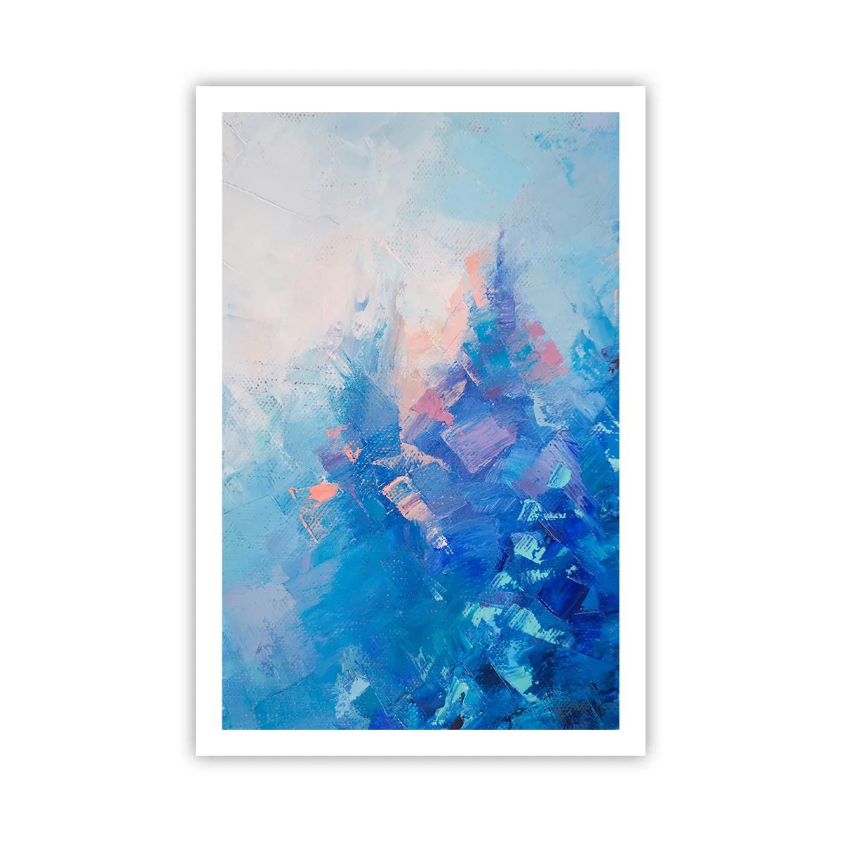 Affisch - Vinterabstraktion - 61x91 cm