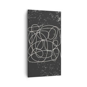 Canvastavla - Bild på duk - Vilsegångna tankar - 55x100 cm