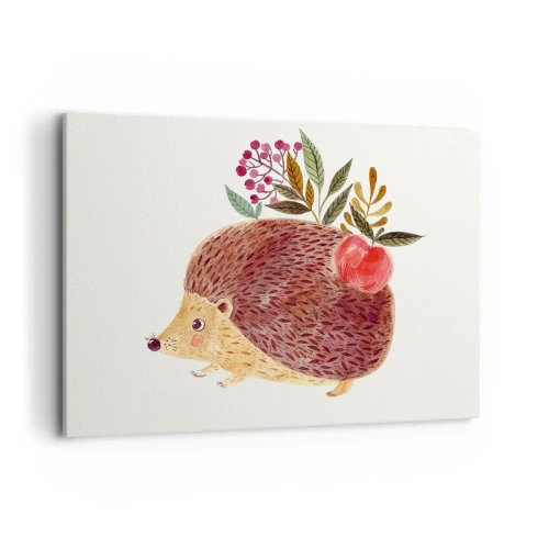 Canvastavla - Bild på duk - Och du gillar mig redan - 100x70 cm