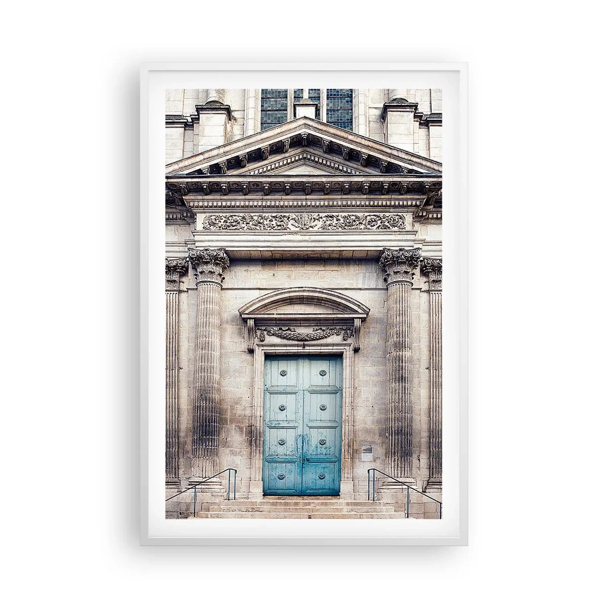 Affisch i vit ram - Porten till andens värld - 61x91 cm