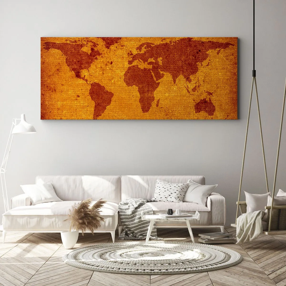 Canvastavla - Bild på duk - Inbjudan till resa - 100x40 cm