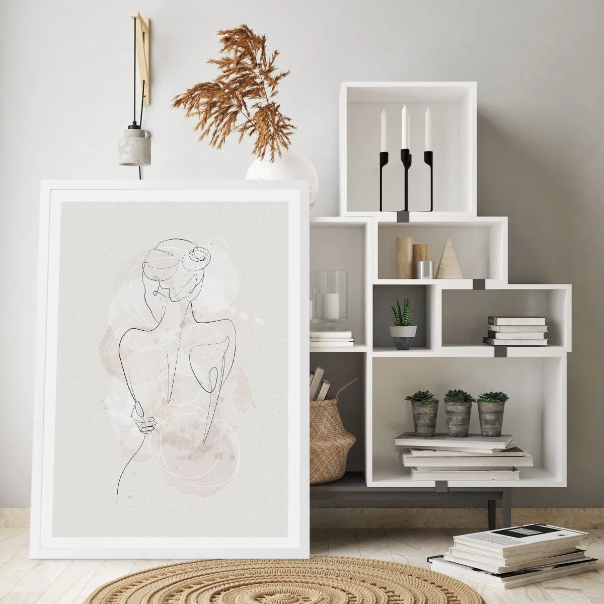 Affisch i vit ram - Som ett känsligt instrument - 50x70 cm