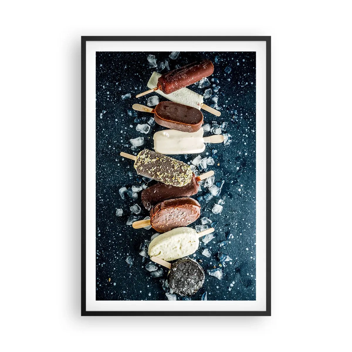 Affisch i svart ram - Smak av varm sommar - 61x91 cm