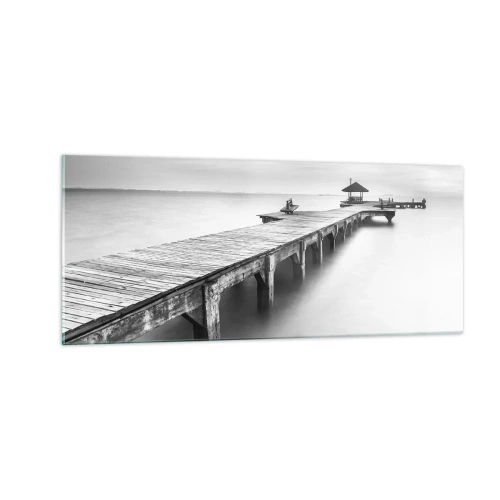 Glastavla - Bild på glas - Ut i det oändliga - 100x40 cm