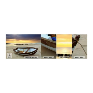 Fototapet Prov Standard Eco - Det finns inga vackrare stränder - Landskap, Hav, Strand - 100x30 cm