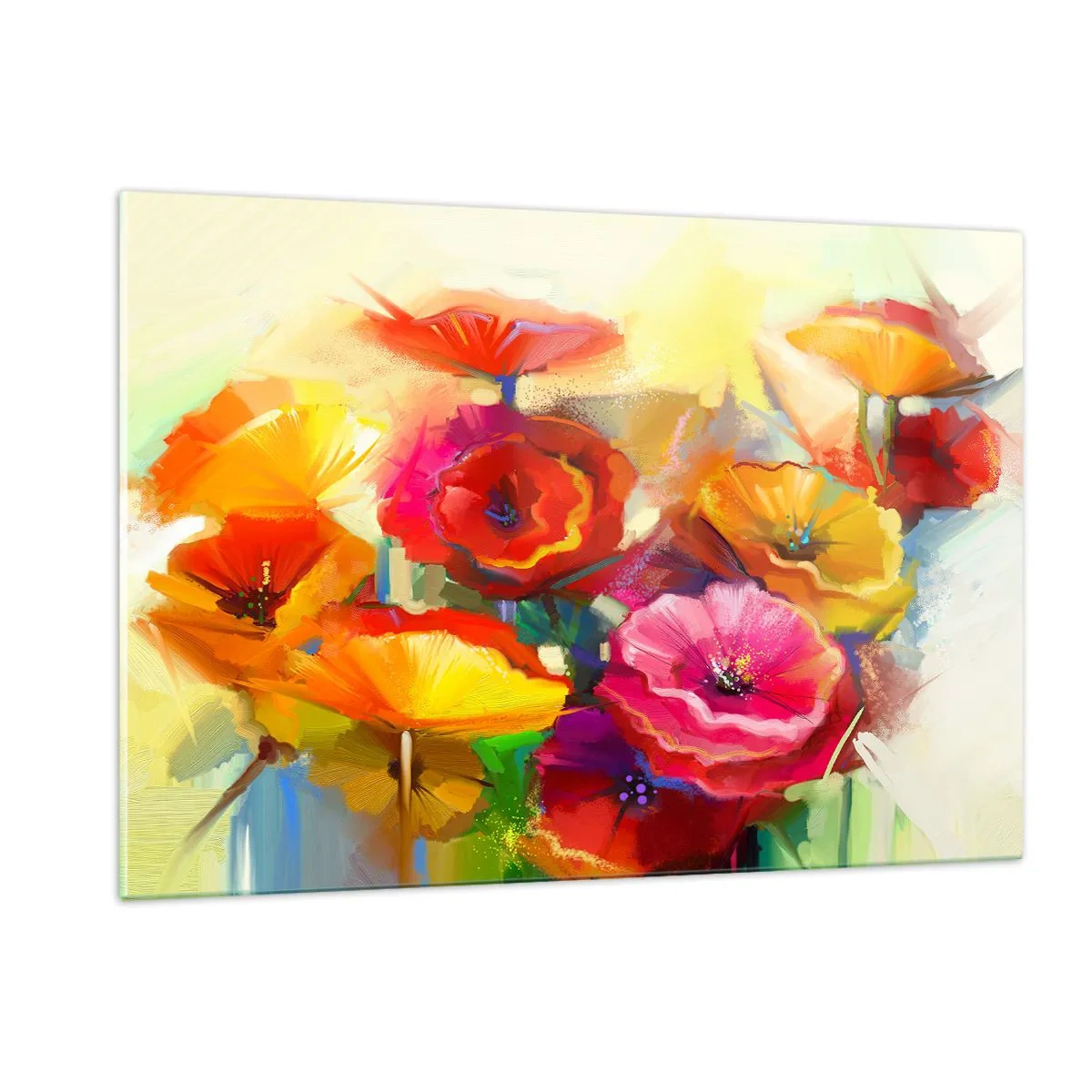 Glastavla - Bild på glas - Inte bara rött - 120x80 cm