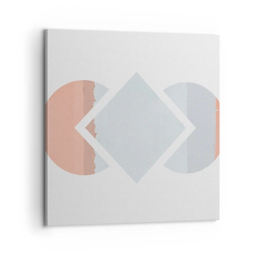 Canvastavla - Bild på duk - Situationen är klar - 60x60 cm