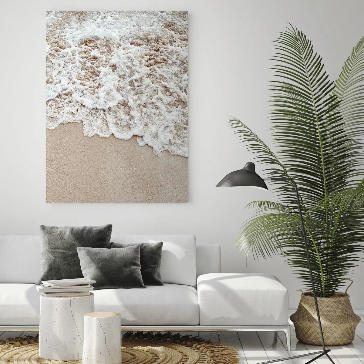 Glastavla - Bild på glas - Strax tillbaka - 80x120 cm