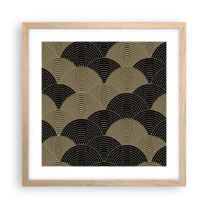 Affisch i ram av ljusek - Enighet i mångfald - 40x40 cm