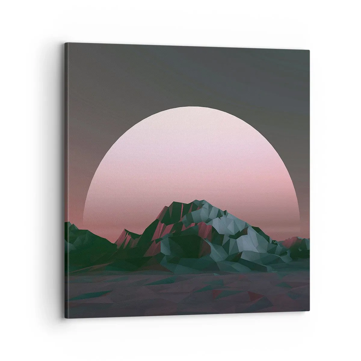Canvastavla - Bild på duk - I den granliggande galaxen - 70x70 cm