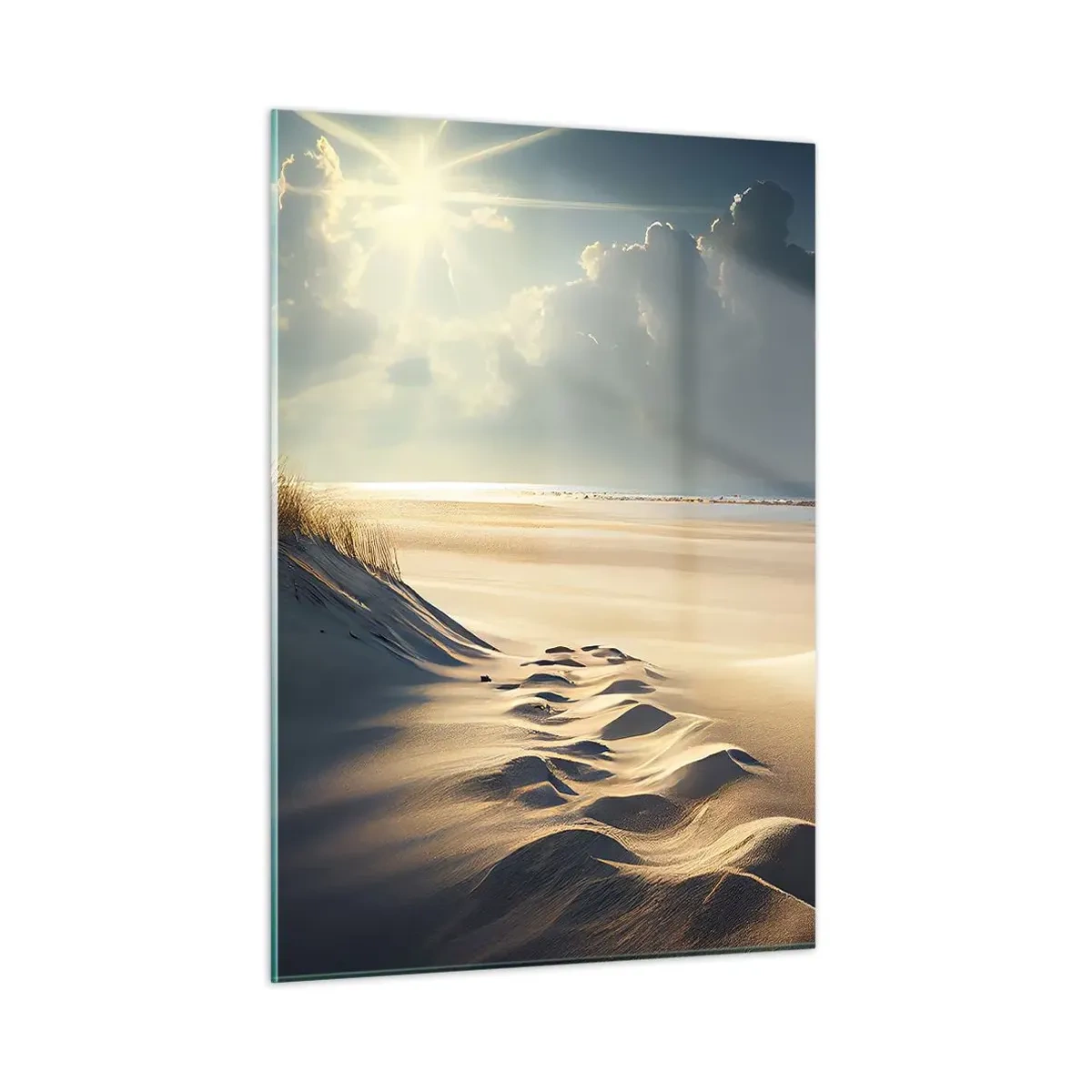 Glastavla - Bild på glas - Lugnande landskap - 50x70 cm