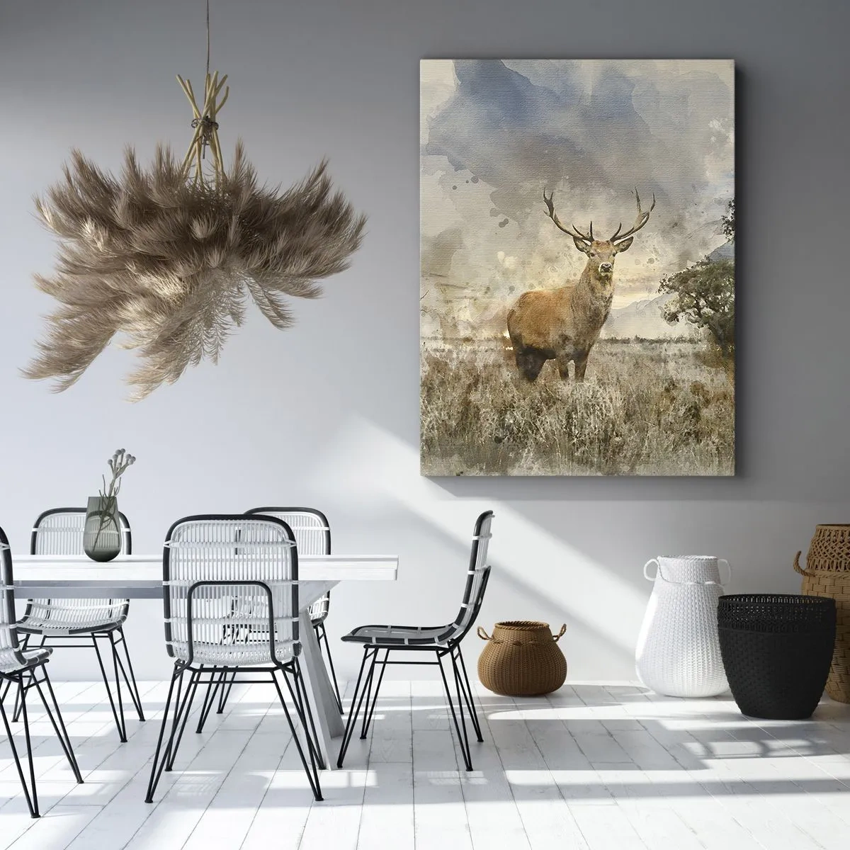 Canvastavla - Bild på duk - Värdighet - styrka - dignitet - 50x70 cm