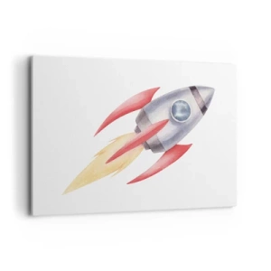 Canvastavla - Bild på duk - Högre, snabbare, längre - 120x80 cm