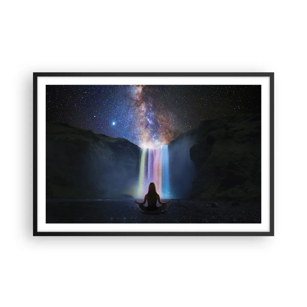 Affisch i svart ram - Absolut harmoni - 91x61 cm