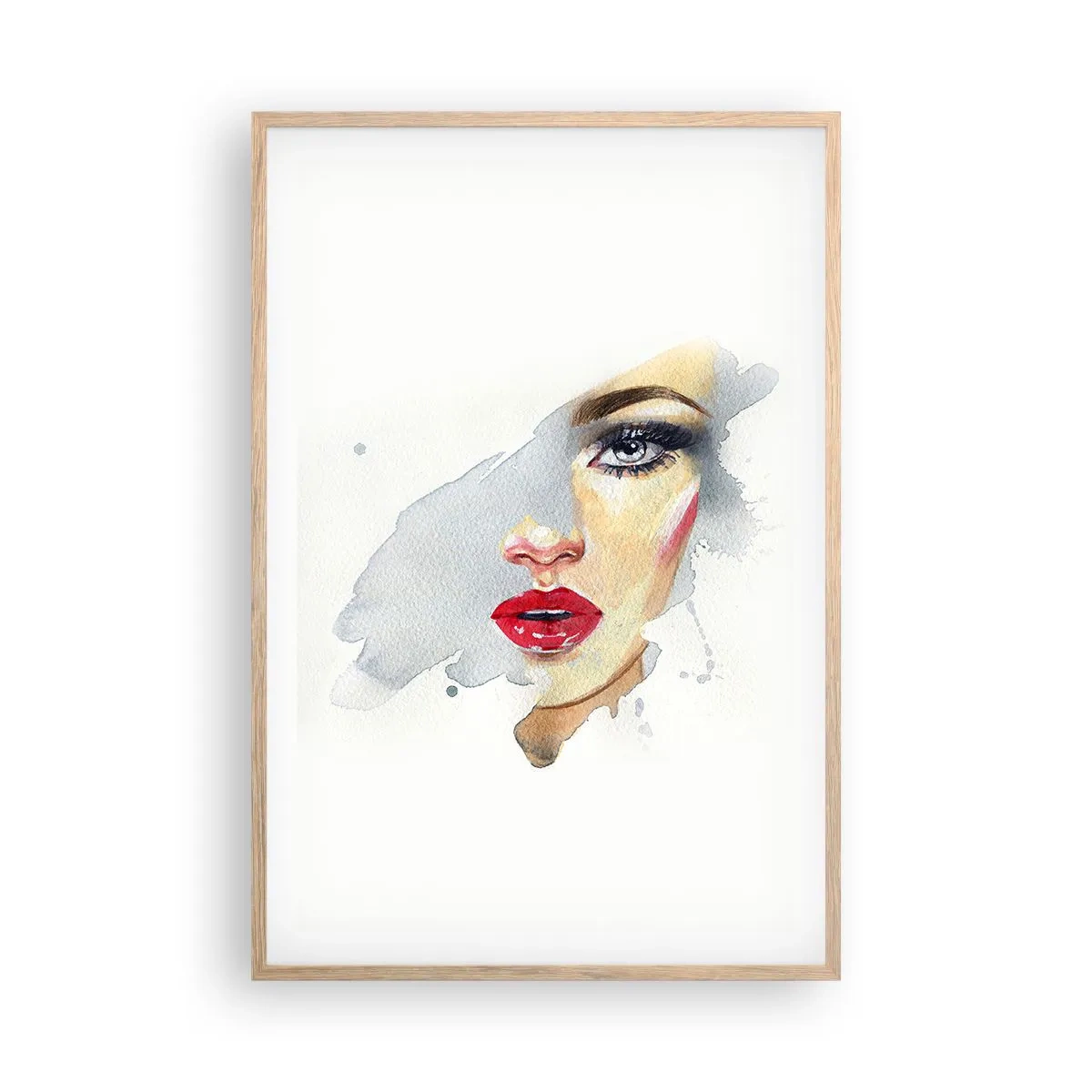 Affisch i ram av ljusek - Reflektion i vattendroppe - 61x91 cm