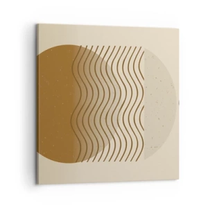 Canvastavla - Bild på duk - Om geometriska figurers ursprung - 60x60 cm