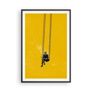 Affisch i svart ram - En dag som alla andra - 61x91 cm