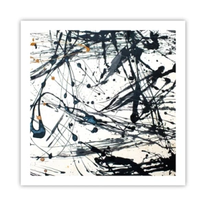 Affisch - Med eller utan någon mening? - 60x60 cm