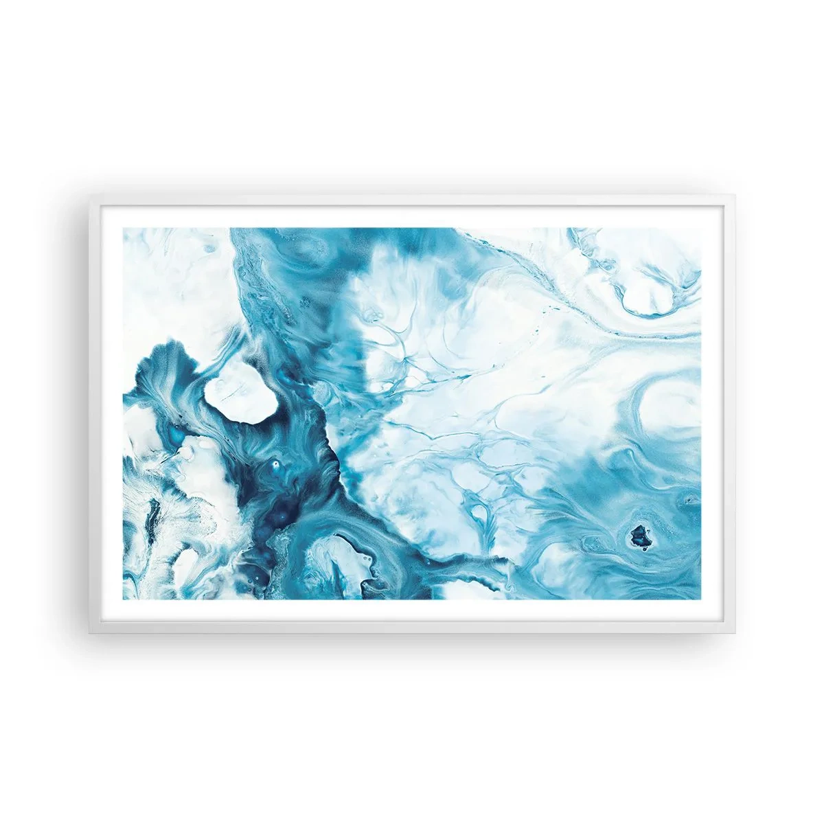 Affisch i vit ram - Blåhetens konsert - 91x61 cm