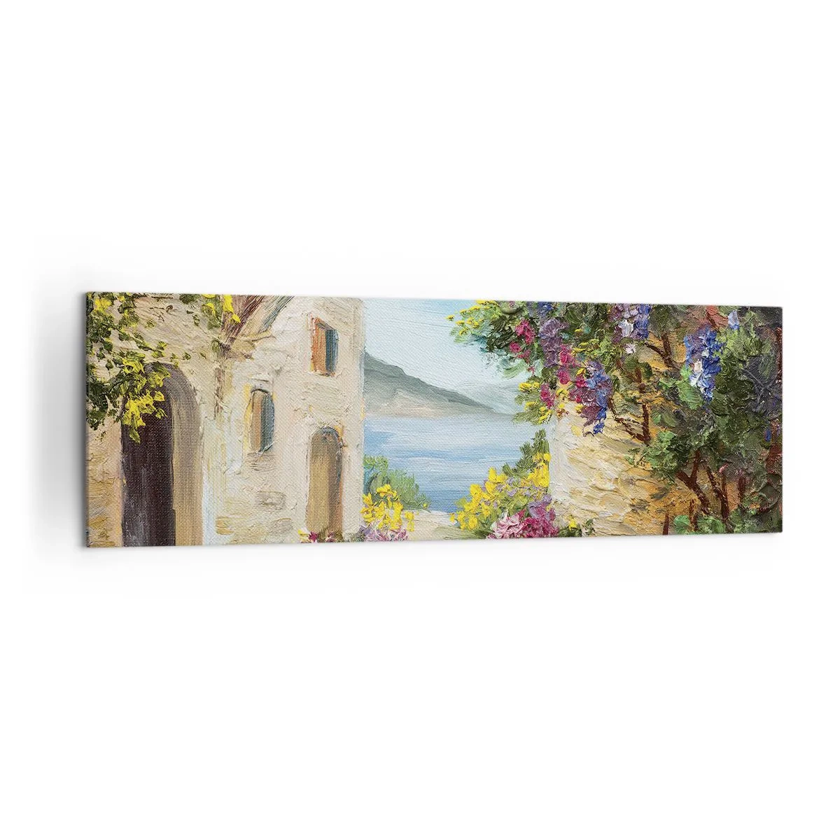 Canvastavla - Bild på duk - Kustprovinsens charm - 160x50 cm