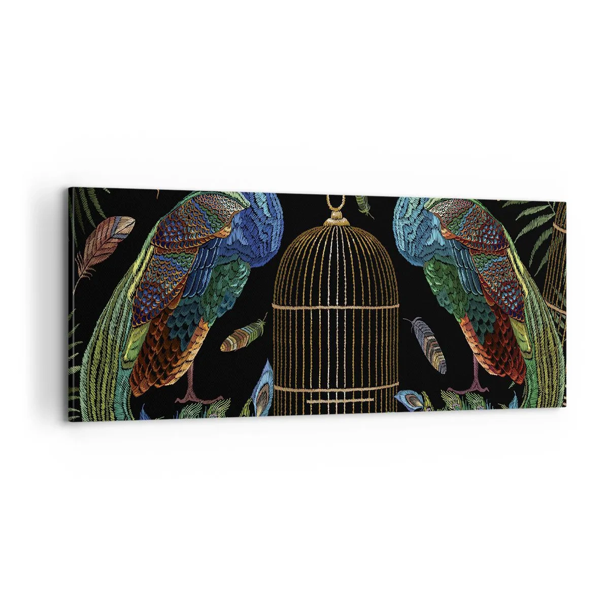 Canvastavla - Bild på duk - I kungliga kläder - 100x40 cm