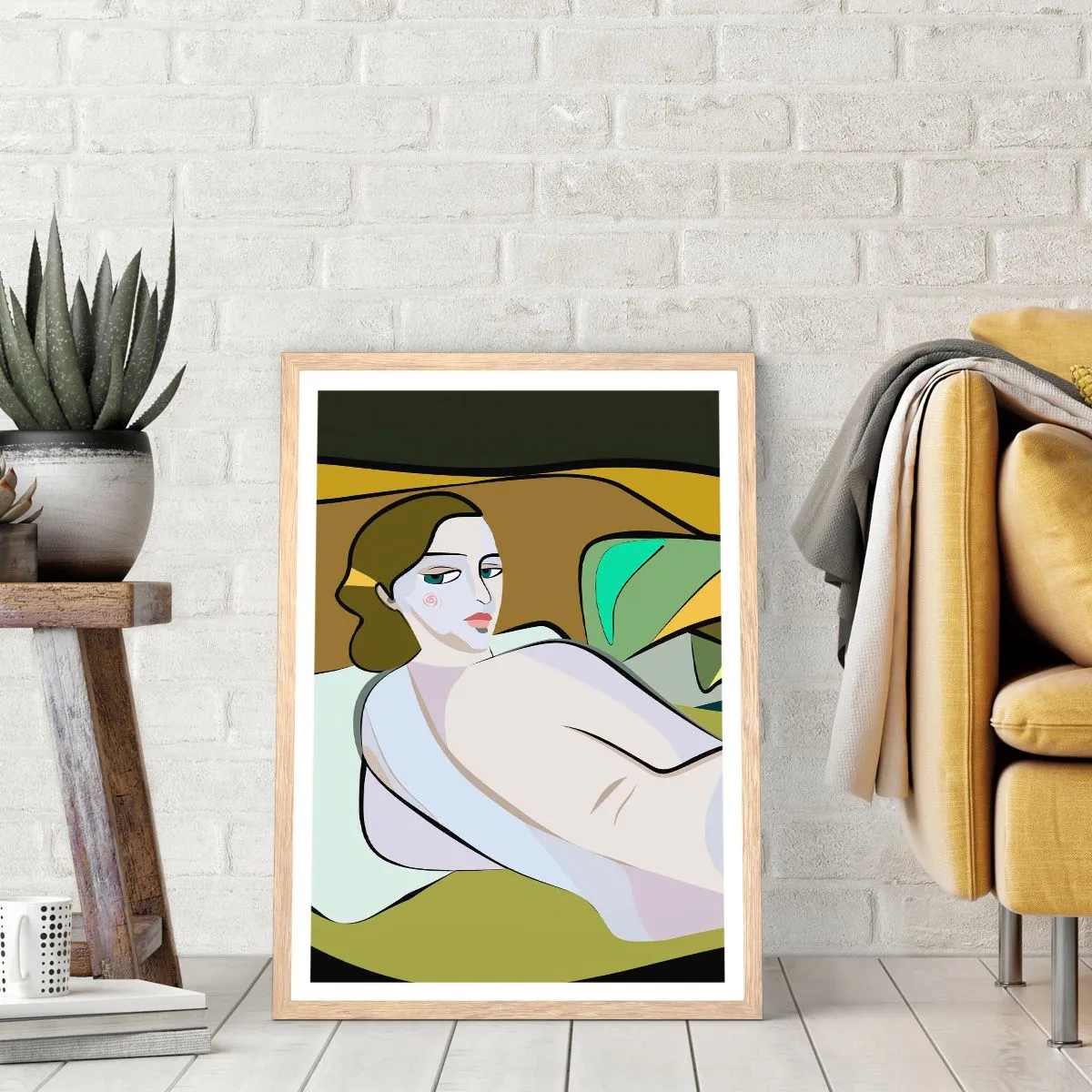 Affisch i ram av ljusek - Intim porträtt - 30x40 cm