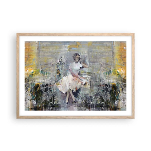 Affisch i ram av ljusek - Klassisk och modern - 70x50 cm