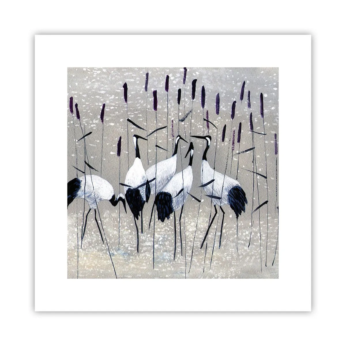 Affisch - Bland sina - 30x30 cm