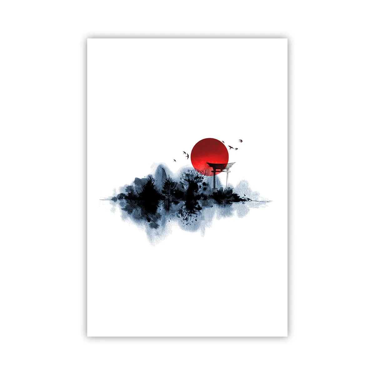 Affisch - Japansk utsikt - 61x91 cm