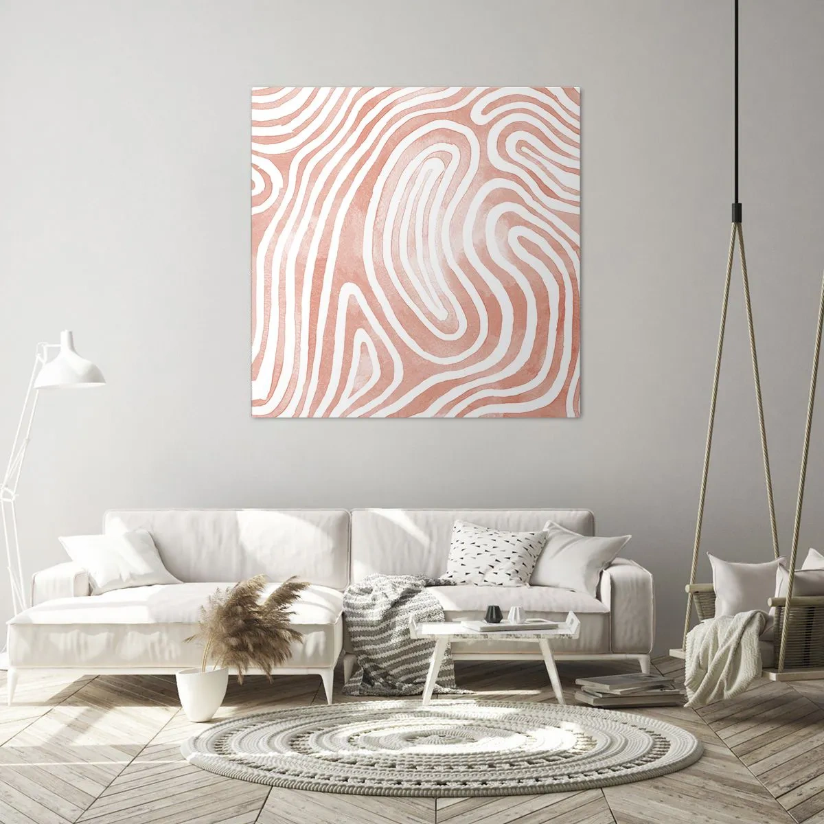Canvastavla - Bild på duk - I en labyrint av koraller - 60x60 cm