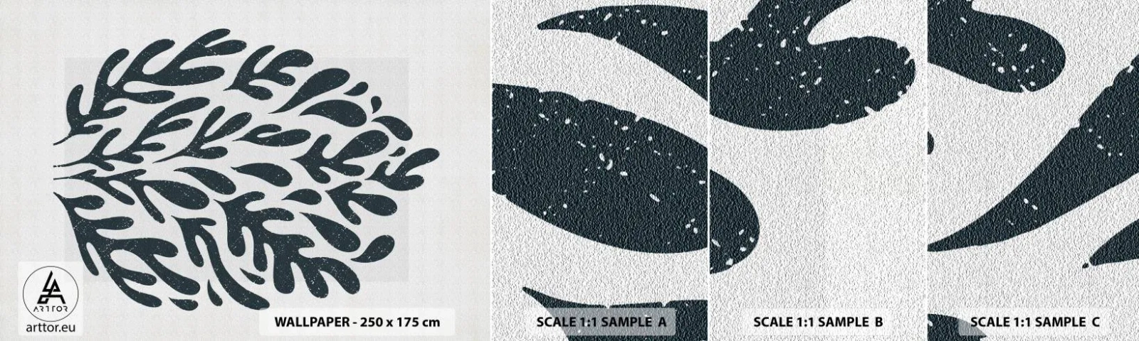 Fototapet Prov Standard Eco - Naturens former - Boho, Minimalistisk, Modern - 100x30 cm