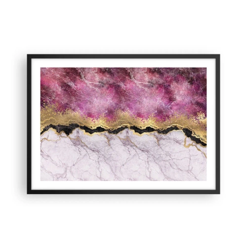 Affisch i svart ram - På gränsen - 70x50 cm