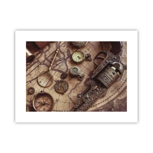 Affisch - Äventyret kallar - 40x30 cm