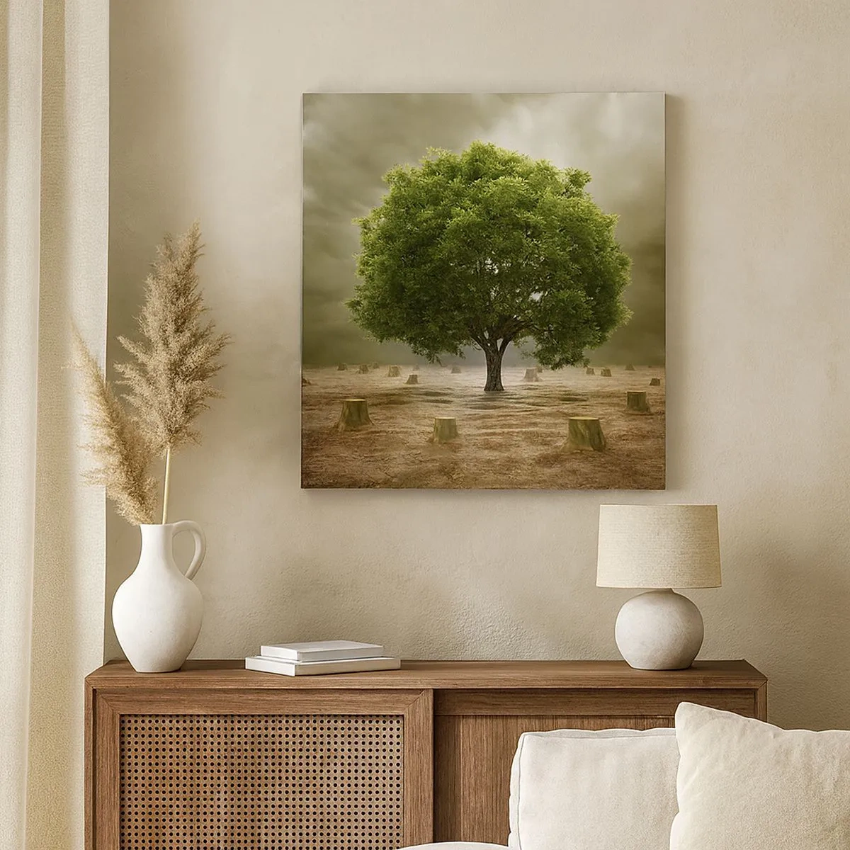 Canvastavla - Bild på duk - Hela hoppet - 30x30 cm