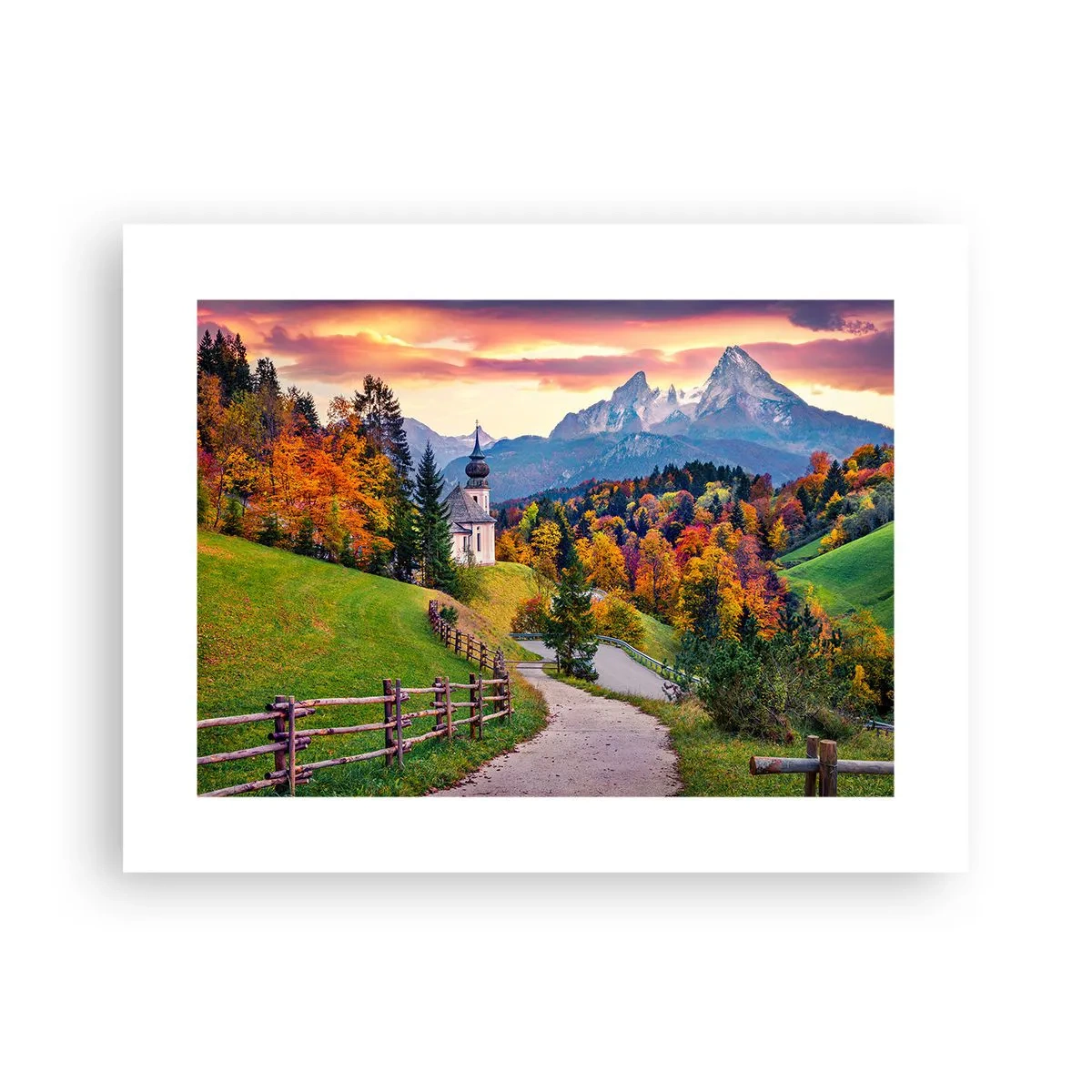 Affisch - Landskap som en målning - 40x30 cm