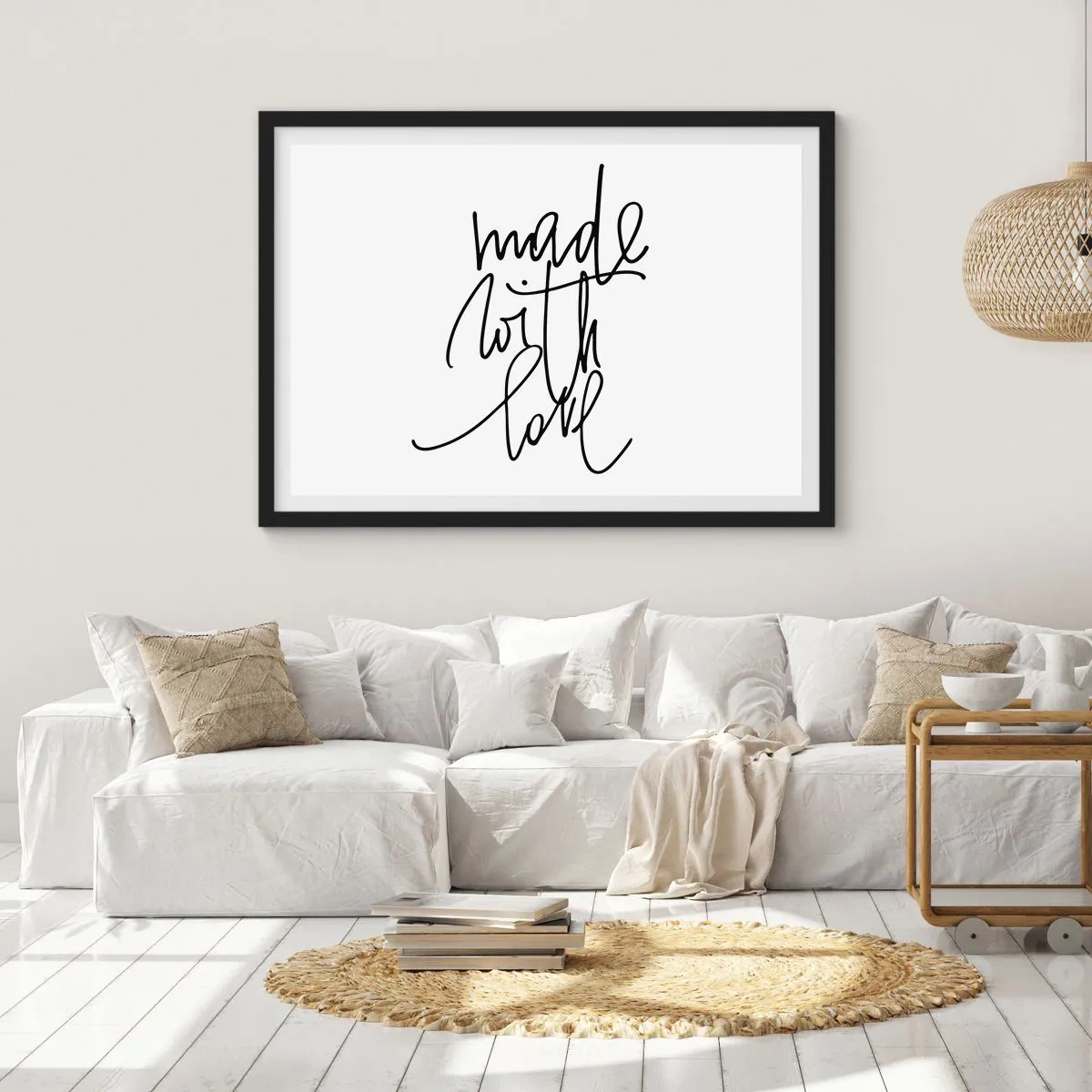 Affisch i svart ram - Bästa märket - 100x70 cm