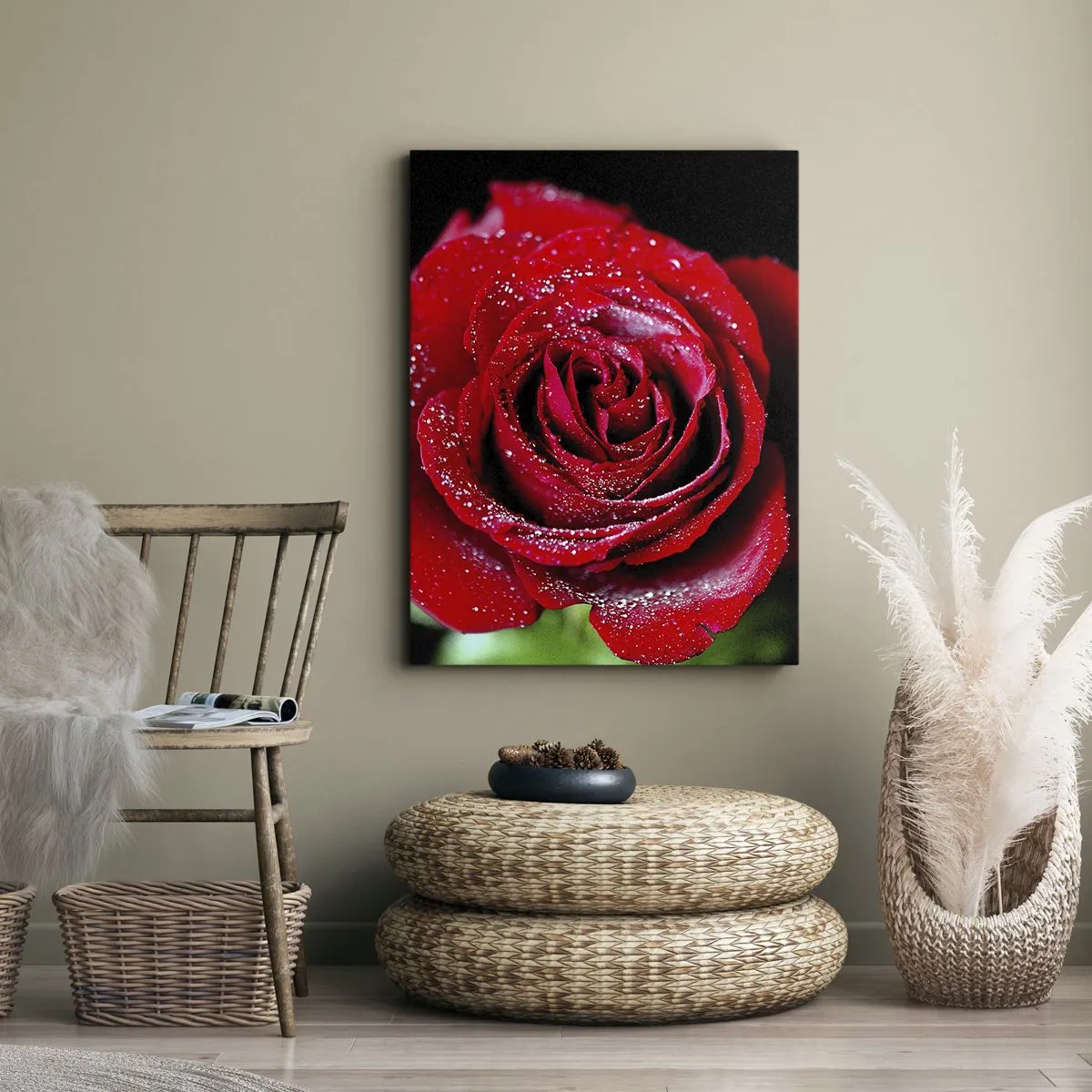 Canvastavla - Bild på duk - Det är just kärlek - 50x70 cm