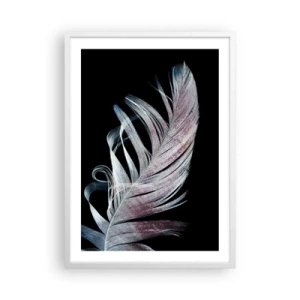 Affisch i vit ram - Tänk på smekning - 50x70 cm