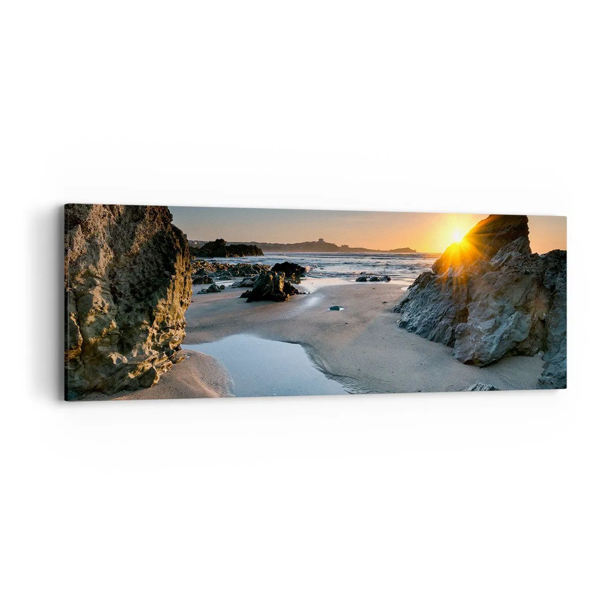 Canvastavla - Bild på duk - Orörd av människan - 90x30 cm