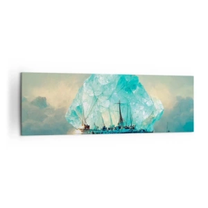 Canvastavla - Bild på duk - Arktisk briljant - 160x50 cm