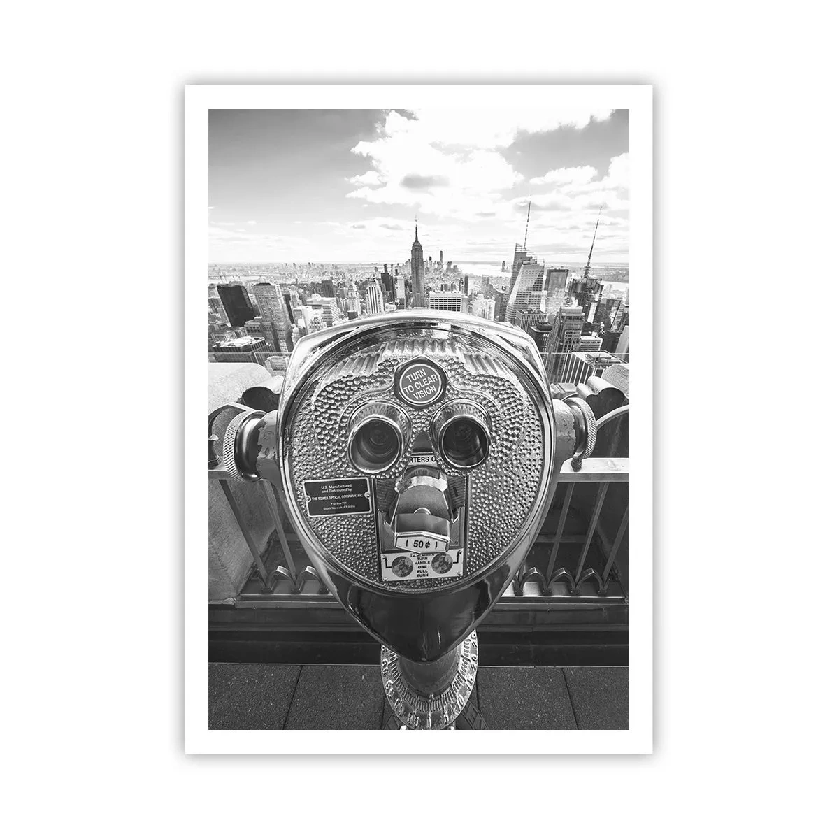 Affisch - Stad över städerna - 70x100 cm