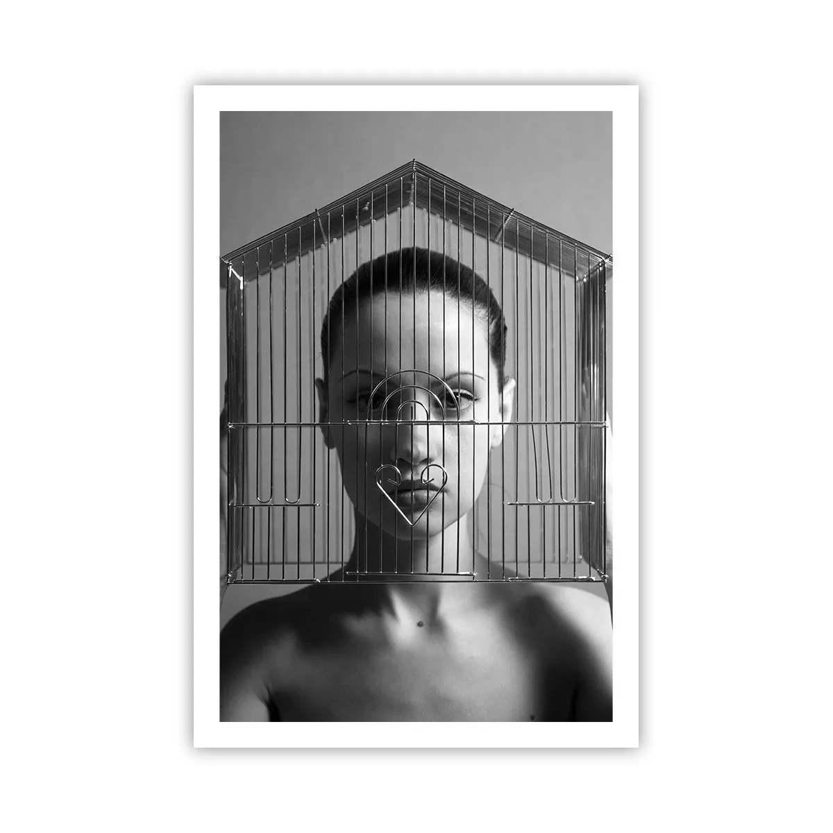 Affisch - Något surrealistisk porträtt - 61x91 cm