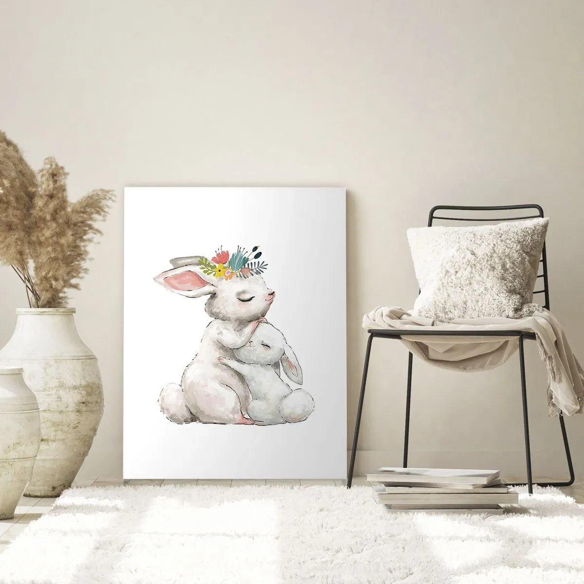 Glastavla - Bild på glas - Alltid bäst hos mamma - 70x100 cm