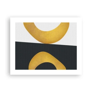 Affisch - Öfr det första: guld - 50x40 cm