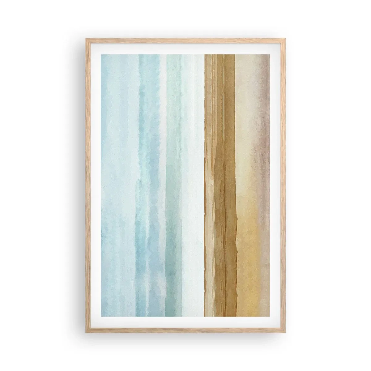 Affisch i ram av ljusek - Svalkande - 61x91 cm