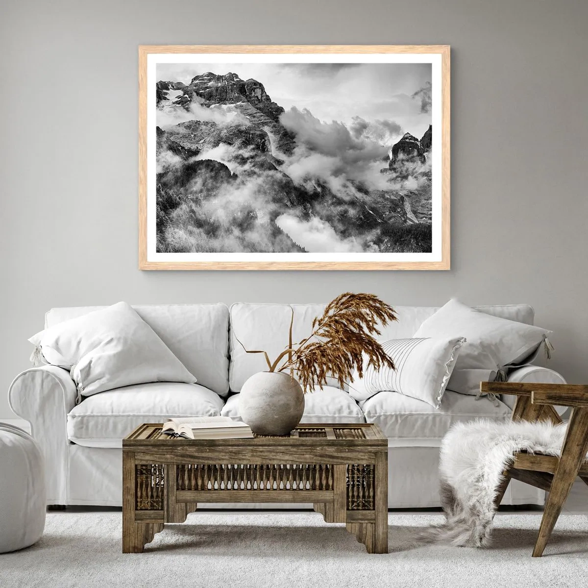 Affisch i ram av ljusek - Vackra och grymma - 40x30 cm